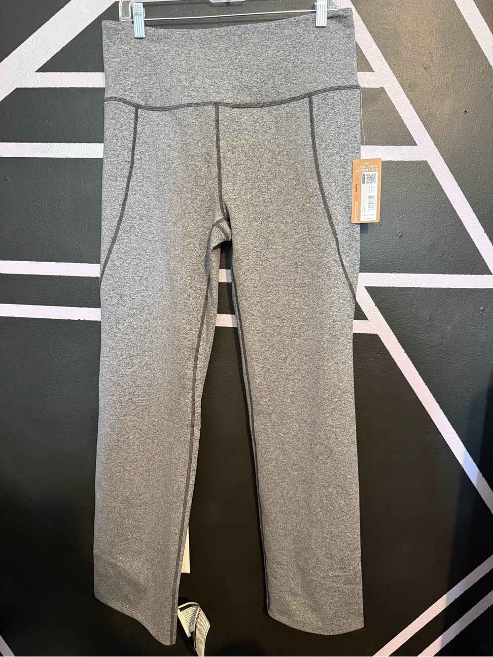 Eddie Bauer Gray Heather High-Rise Performance Leggings